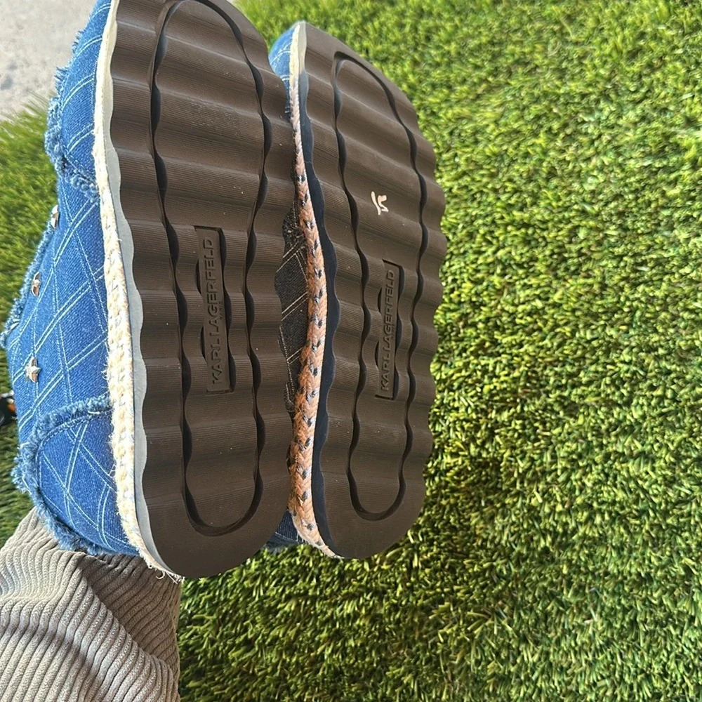 Karl Lagerfeld Meaza Lace up sneaker women’s size 7.5 - Picture 7 of 7